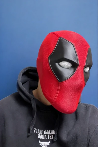 Deadpool Maskesi Marvel Mıknatıslı Giyilebilir Gerçekçi - 7
