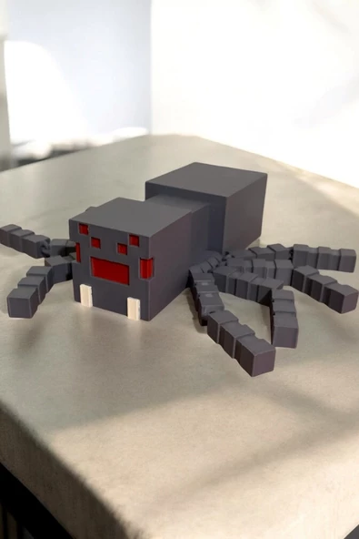 Minecraft 7 cm Spider Örümcek Figür Dekoratif Obje