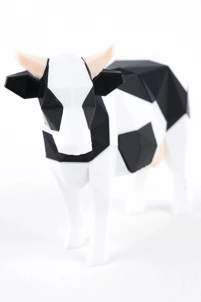 İnek (Cow) Mıknatıslı 3D Yapboz Puzzle Çevre Dostu Eğitici Oyuncak