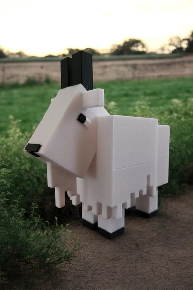 Minecraft 7 cm Goat Keçi Figür Dekoratif Obje