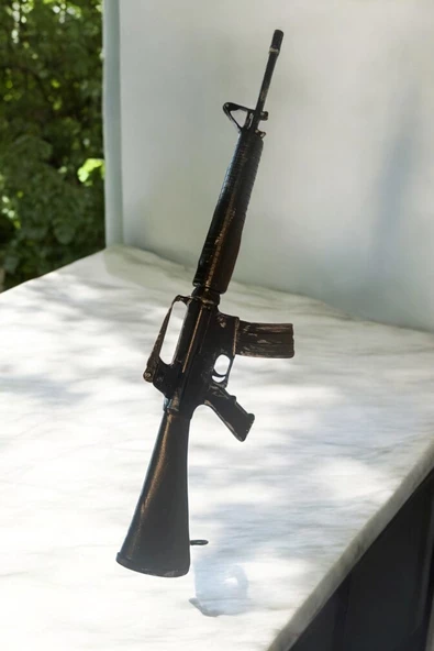 Pubg M16A4 25 cm 1/4 Gerçek Ölçek Oyuncak Silah Modeli Dekoratif Obje - 3