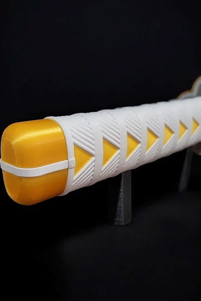 Zenitsu Agatsuma Katana Sword Kılıç 90 cm Katlanabilir Açılıp Kapanabilen Katana Demon Slayer - 5