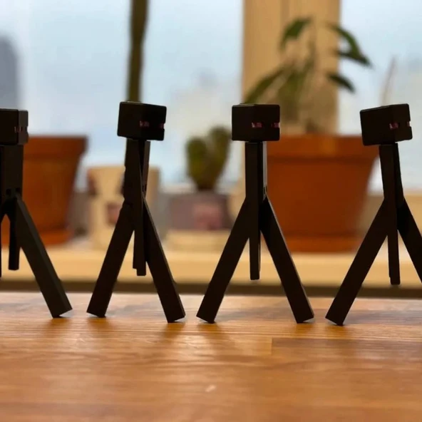 Minecraft 10 cm Hareketli Eklemli Enderman Figür - 2