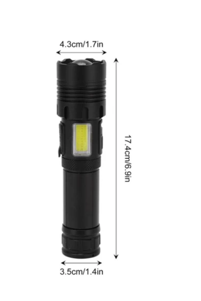 Watton 7 Mod TX6 POWERBANK PROFESYONEL EL FENERİ WATTON WT-624 - 2