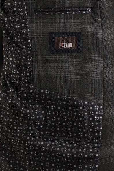 Yelekli Takım Elbise Slim Fit - 8