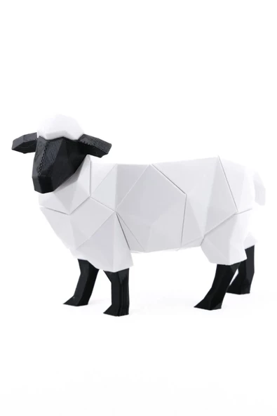 Koyun (Sheep) Kuzu Mıknatıslı 3D Yapboz Puzzle Çevre Dostu Eğitici Oyuncak