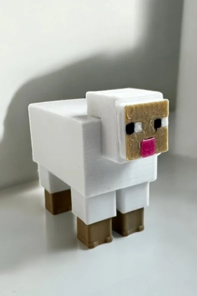 Minecraft 10 cm Sheep Koyun Figür Dekoratif Obje