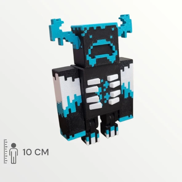 Minecraft Warden Deep Dark Figür Dekoratif Obje - 2