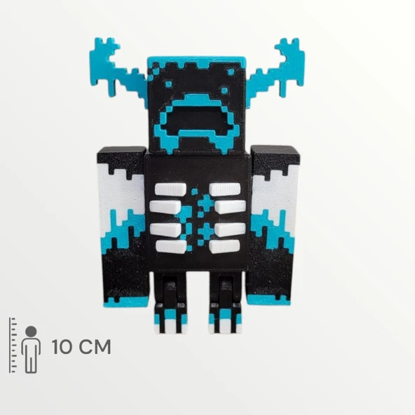 Minecraft Warden Deep Dark Figür Dekoratif Obje