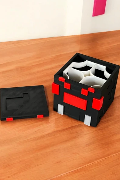 Minecraft Spider Örümcek Kalemlik 8 cm Kalem Kutusu Dekoratif Obje - 2