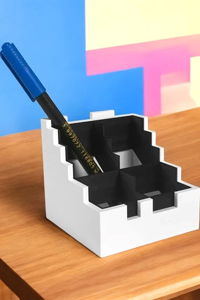 Minecraft Skeleton Kuru Kafa İskelet Kalemlik 8 cm Kalem Kutusu Dekoratif Obje - 2