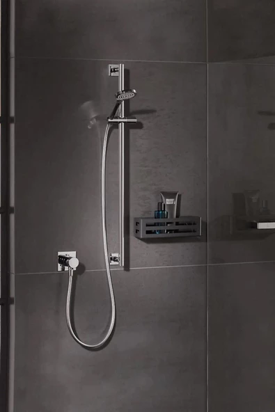 Paslanmaz Metal Banyo Rafı, Modern Banyo Rafı, Şampuan Rafı, Banyo Rafı, Banyo Düzenleyici - Resim 2