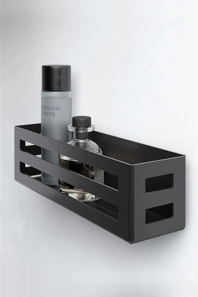 Paslanmaz Metal Banyo Rafı, Modern Banyo Rafı, Şampuan Rafı, Banyo Rafı, Banyo Düzenleyici - Resim 4