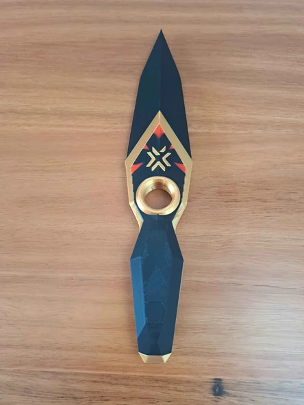 Valorant Champions 2023 Kunai Bıçak 22 Cm Sağlam Yüzey Kalitesi - 2