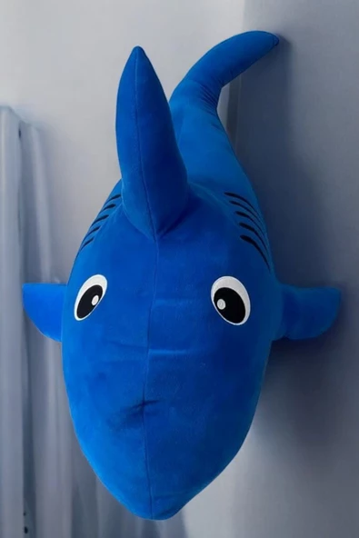 Köpek Balığı Büyük Baby Shark Uykucu Dolum Oyuncak 120 cm Büyük Boy Bebek Uyku ve Oyun Arkadaşı - 2