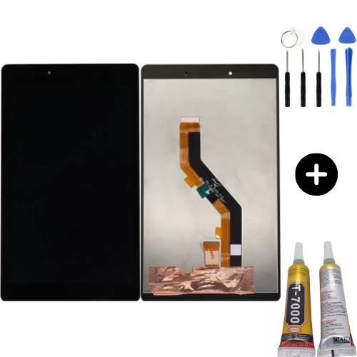 Samsung Galaxy Tab A8 SM-T290 Uyumlu A Kalite Dokunmatik Set Siyah + Montaj Seti