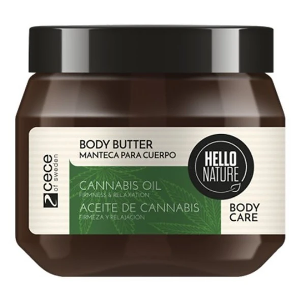 HELLO NATURE CANNABIS OIL BODY BUTTER 250 ML