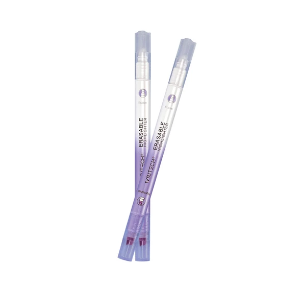 WRITECH W-822 SİLİNEBİLİR FOSFORLU KALEM NEON MOR - 12'Lİ KUTU - 2