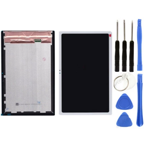 Samsung Galaxy Tab A7 SM-T507 Uyumlu A Kalite Dokunmatik Set Beyaz + Tamir Seti
