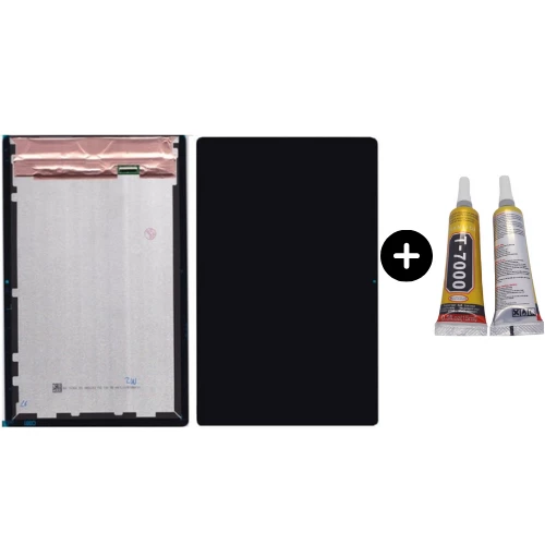 Samsung Galaxy Tab A7 SM-T507 Uyumlu HK Dokunmatik Set Siyah + B7000