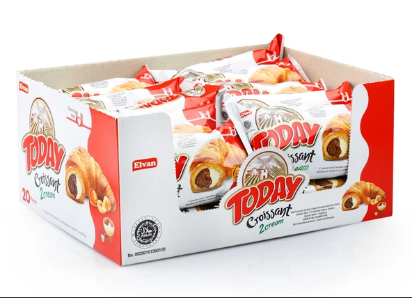 Today Kruvasan Çikolatalı Vanilyalı 40 Gr. 20 Adet (1 Kutu) - 4