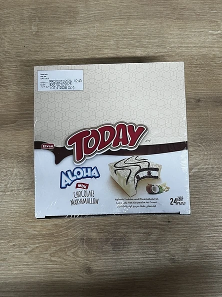 Aloha Mini Beyaz Çikolatalı Marshmallowlu 20 Gr. 24 Adet (1 Kutu) - 5