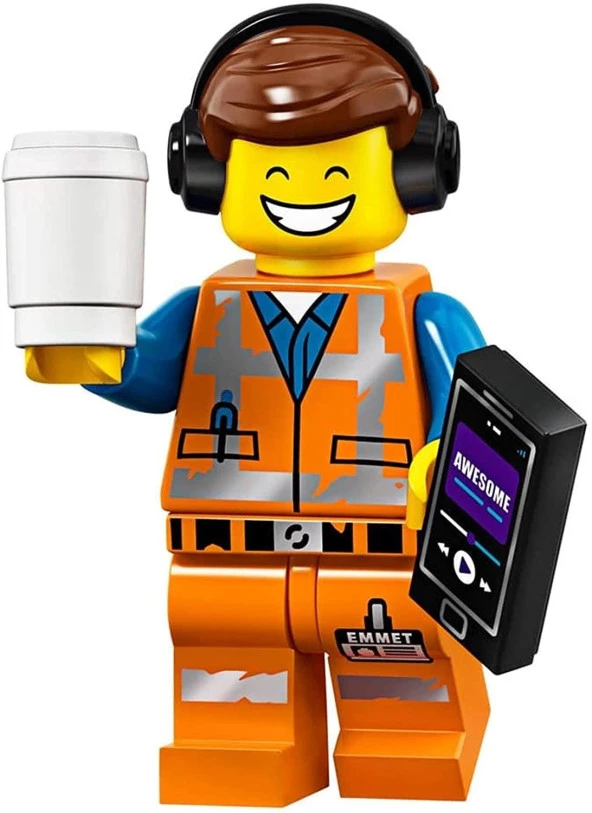 Lego Minifigür - Lego Movie 2 - 71023 - Awesome Remix Emmet