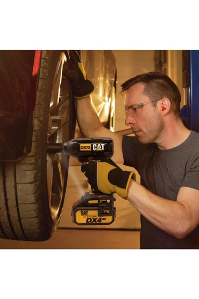 CAT DX72 18Volt/4.0Ah Li-ion Çift Akülü Şarjlı 350Nm Kömürsüz Profesyonel Somun Sıkma - 4