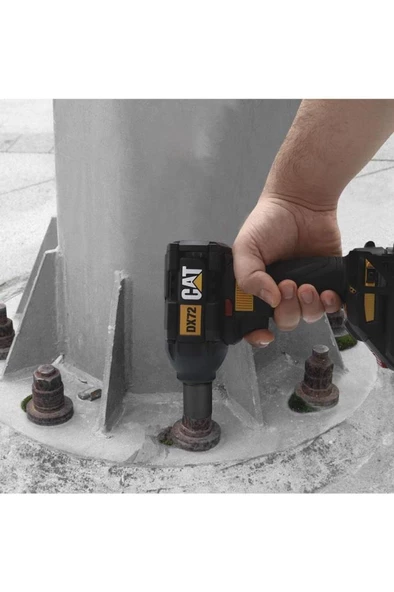 CAT DX72 18Volt/4.0Ah Li-ion Çift Akülü Şarjlı 350Nm Kömürsüz Profesyonel Somun Sıkma - 3