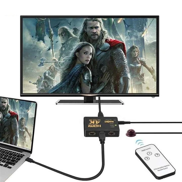 Concord HS3-K Hdmı To Swıtch Hdmı Çoklayıcı 3 Giriş Tek Çıkış - 5