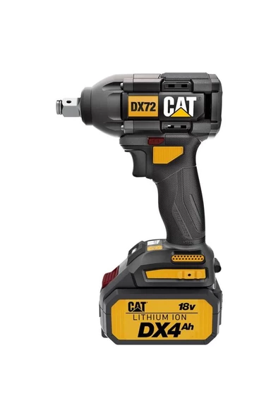 CAT DX72 18Volt/4.0Ah Li-ion Çift Akülü Şarjlı 350Nm Kömürsüz Profesyonel Somun Sıkma - 2