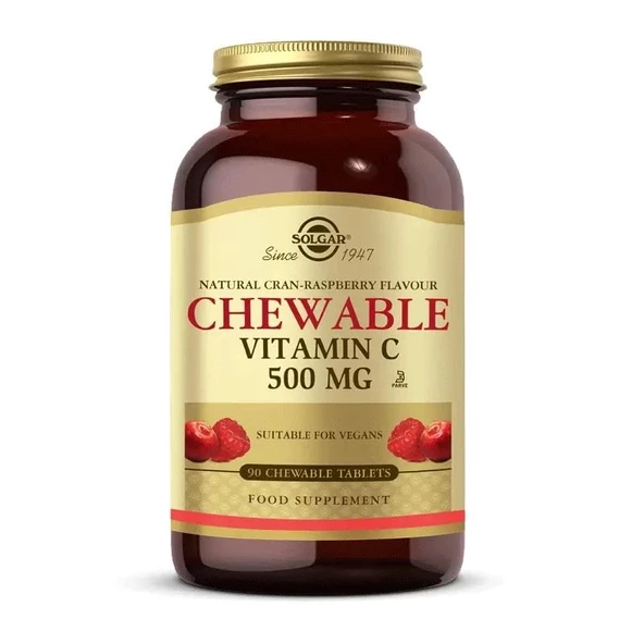 Solgar Vitamin C 500 mg Chewable 90 Tablet - 1