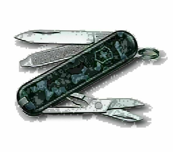 Victorinox 0.6223.942 Klasik 58 MM Lacivert Kamuflaj Çakı
