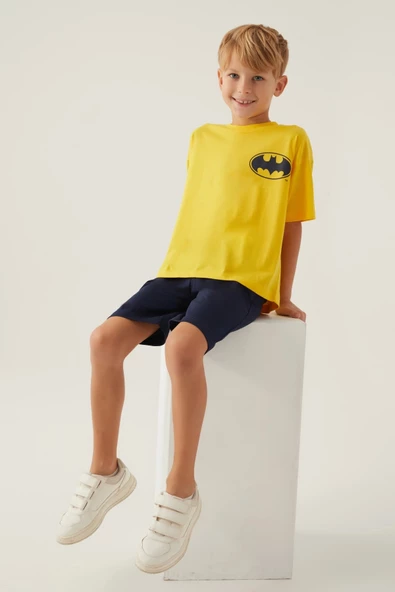 Batman L1692-3 Çocuk Bermuda Pijama Takımı