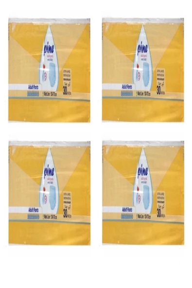 Pine Külotlu Hasta Bezi Extra Büyük Boy Xl Avantaj Paket 30x4 Paket 120 Adet - 1