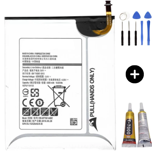 Samsung Galaxy Tab E SM-T561 Uyumlu A Kalite Batarya Pil + Montaj Seti