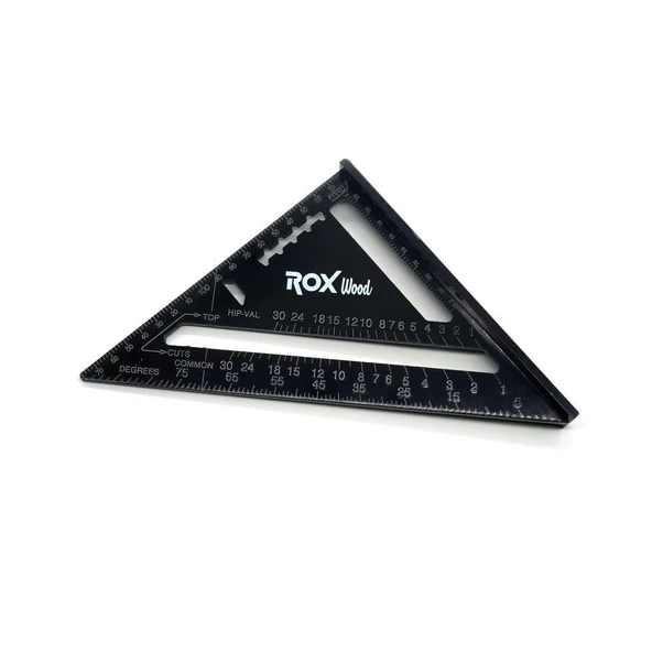 175MM ALÜMİNYUM ÜÇGEN GÖNYE - ROX WOOD