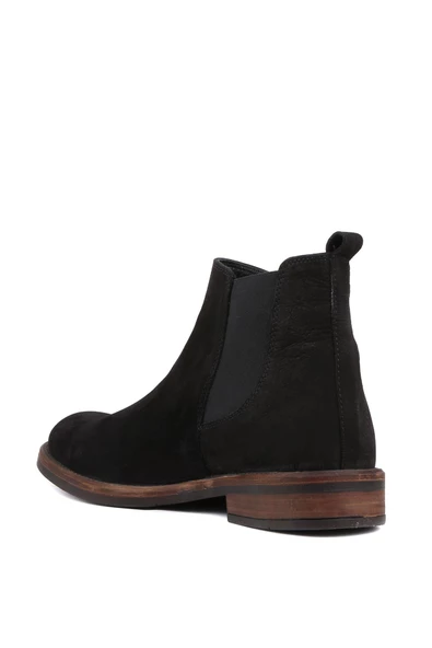 Shoetyle - Siyah Nubuk Erkek Chelsea Bot 365-0010 - 8