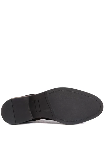Shoetyle - Siyah Nubuk Erkek Chelsea Bot 365-0010 - 9
