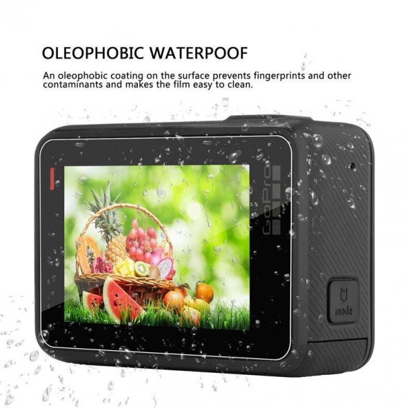 GoPro Hero 6 Uyumlu Ekran ve Lens Koruyucu - 6