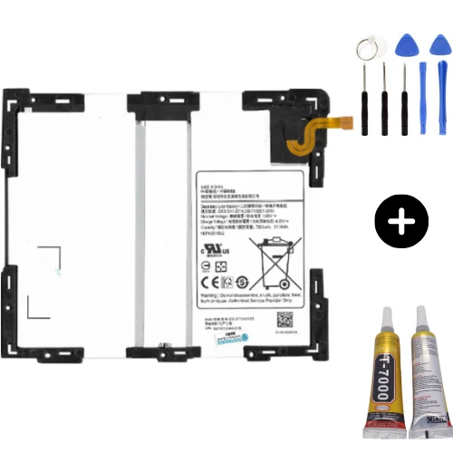 Samsung Galaxy Tab A SM-T590 Uyumlu Servis Batarya Pil + Montaj Seti