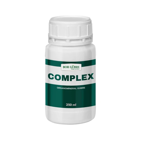 Complex 250 ml Organik Sıvı Gübre-Yeşil Aksamı Geliştirir. Ürün Kalitesi ve Verimi Arttırır.(Fabrikadan Halka Üretim Zinciri Kampanyası Kapsamında Satılmaktadır.)