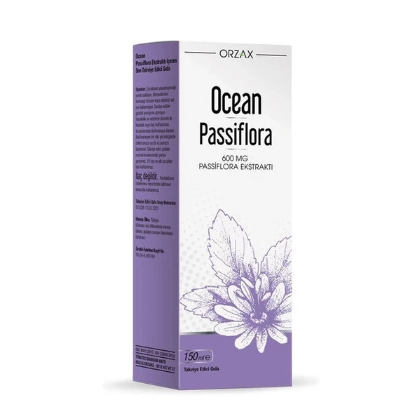 Orzax Ocean Passiflora Şurup 150 ml