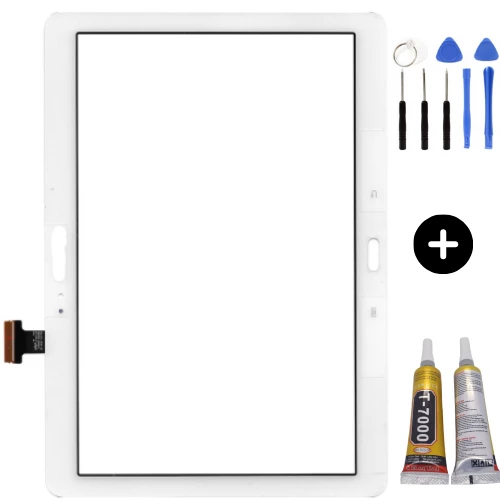 Samsung Galaxy Note SM-P600-P601-P602 Uyumlu A Kalite Dokunmatik Beyaz + Montaj Seti