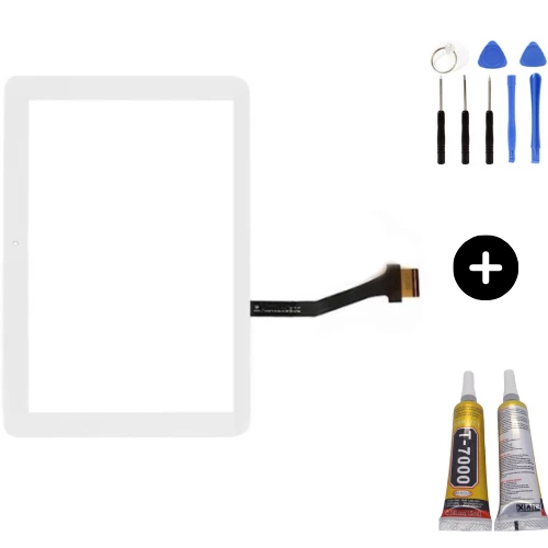 Samsung Galaxy Note GT-N8000 Uyumlu Servis Dokunmatik Beyaz + Montaj Seti