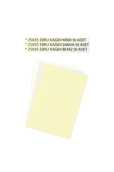 Ebru Başlangıç Seti 25x35 Profesyonel Ebru Seti Ezilmiş Ebru Boyaları Ebru Boyası - Resim 3