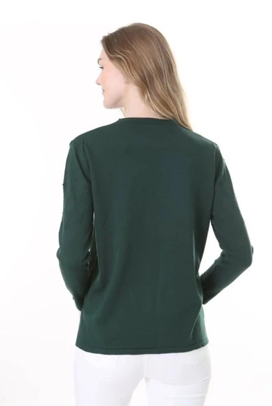 Kadın İnce Triko Günlük Mevsimlik kazak - 5