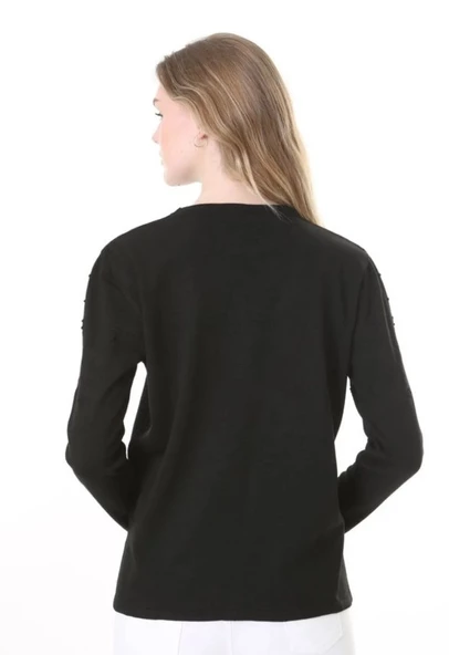 Kadın İnce Triko Günlük Mevsimlik kazak - 9