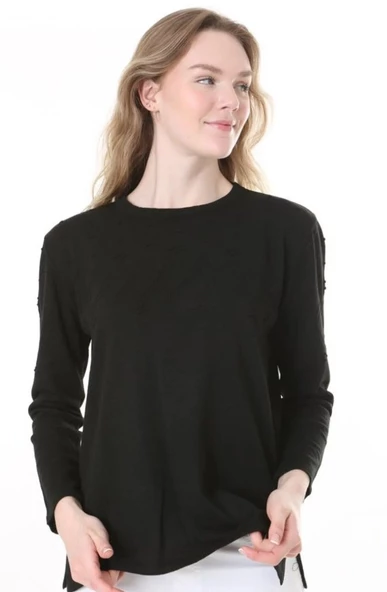 Kadın İnce Triko Günlük Mevsimlik kazak - 8