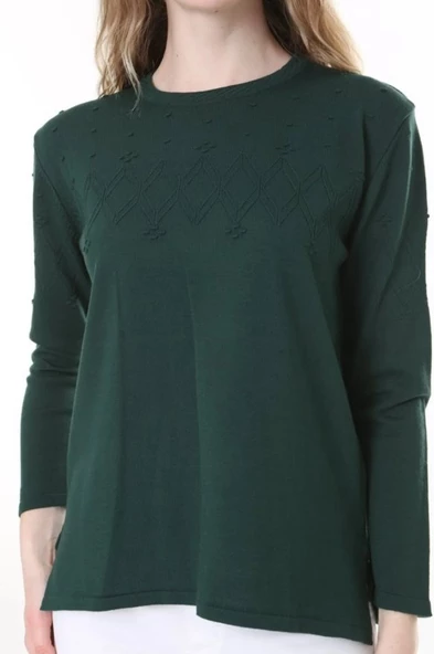 Kadın İnce Triko Günlük Mevsimlik kazak - 2